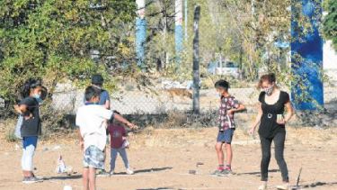 El tejo es una de las actividades. Foto Andrés Maripe.