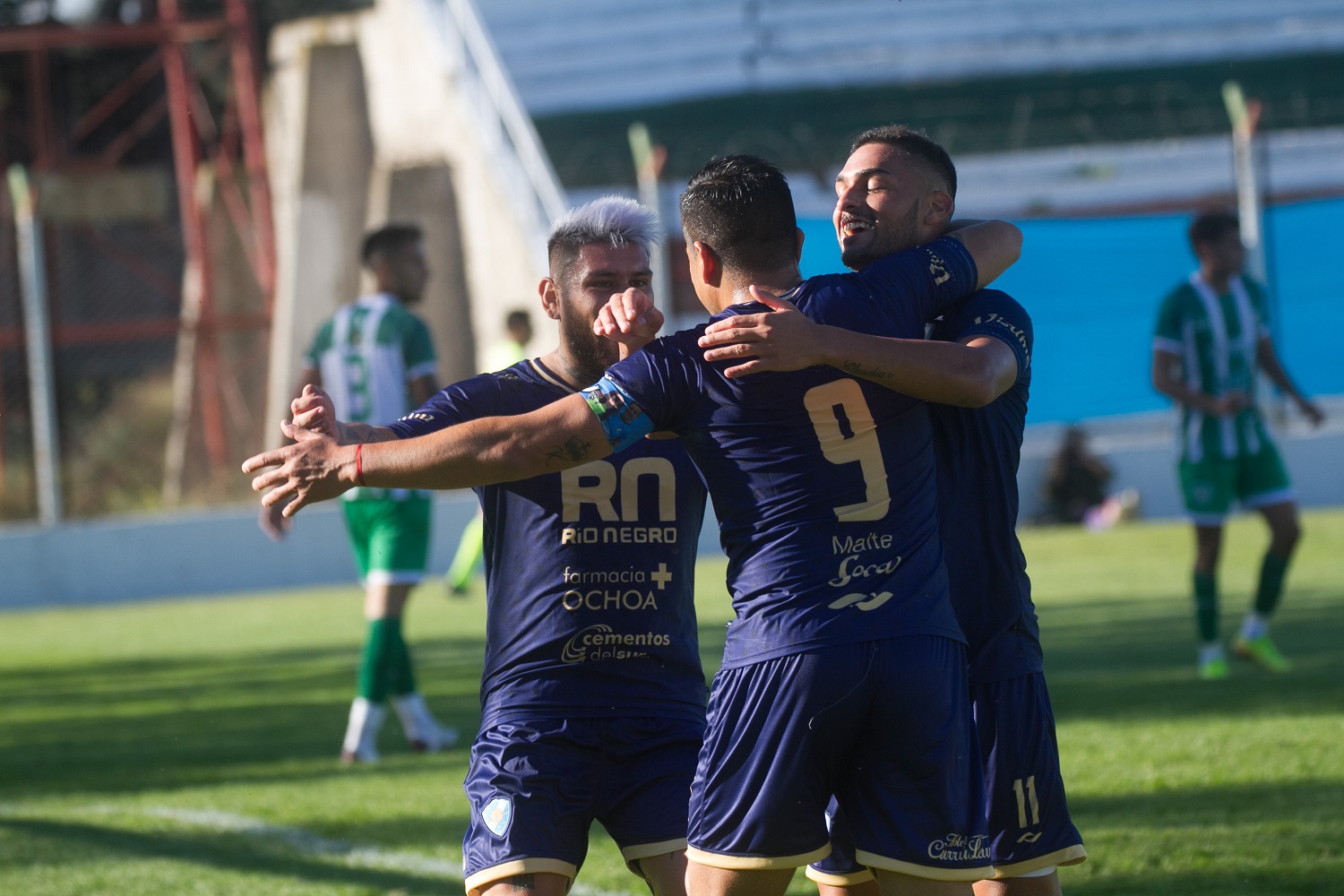 Diego Galván, abrió el marcador para Sol de Mayo y suma su segundo gol en el torneo. Foto: Pablo Leguizamon.