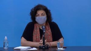 Vizzotti defendió la suspensión de clases presenciales: «Argentina está en el peor momento»