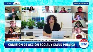 Vizzotti expuso en Diputados, destacó la «velocidad» de la vacunación pero no dijo cuándo llegarán más dosis