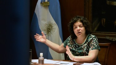La ministra Vizzotti describió los resultados del plan de vacunación contra el coronavirus. 
