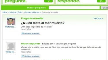 Algunas de las curiosas preguntas que se dejaban en la plataforma.-