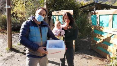 Ana Paula es la primera madre donante de leche humana en Bariloche. Foto: gentileza
