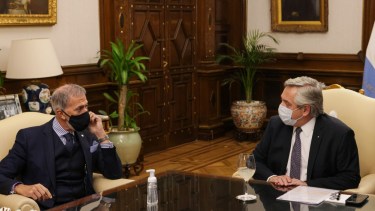 El titular de la DAIA y Fernández se reunieron por más de una hora. 