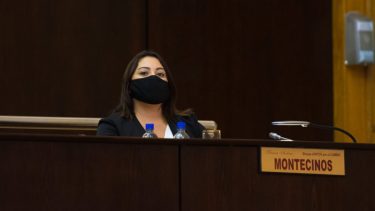 La diputada Karina Montecinos (CC-Ari) ahora integrará una banca unipersonal. Foto: gentileza.