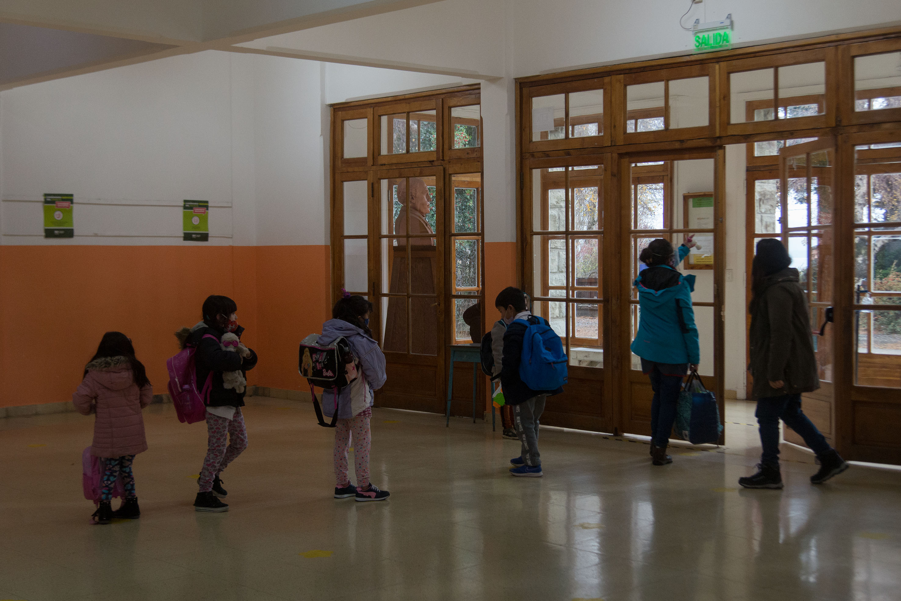 Las escuelas de Bariloche tendrán clases normales en la tarde, tras la nevada. Foto: Archivo