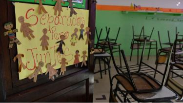 Hace más de dos semanas que las aulas están vacías (Foto: Chino Leiva)
