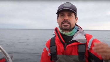 Alejo Irigoyen, el neuquino investigador del Conicet. Foto: Captura Youtube