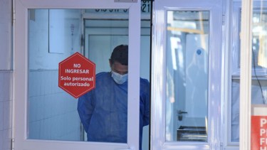 La sala covid del Castro Rendón. Foto: Florencia Salto