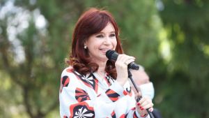 «¡Plop!»: Cristina Kirchner elogió el discurso de Joe Biden con su particular estilo