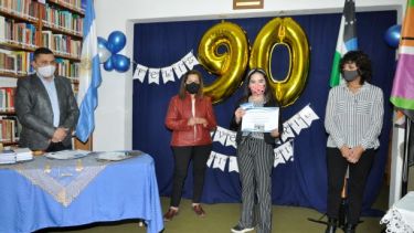 Emotivo festejo de los 90° años de la Biblioteca Popular “Bernardino Rivadavia” de Jacobacci