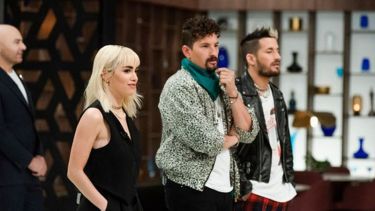 Lali y Mau y Ricky estuvieron en Masterchef. 