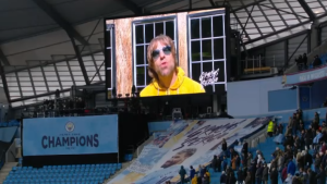 Video: Agüero confundió a Liam Gallagher con un Rolling Stone