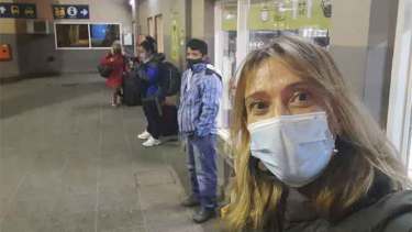 Lorna Frizzera, no ocultó su malestar ante la situación vivida. Foto: José Mellado. 