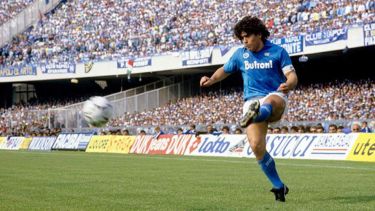 Napoli recordó a Maradona en sus redes sociales. 
