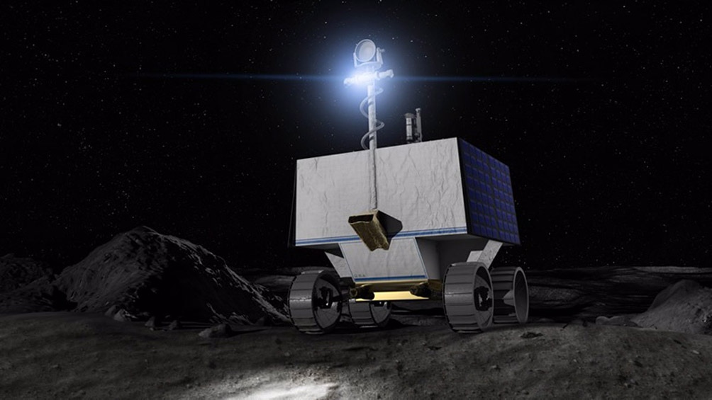 El denominado rover VIPER explorará los cráteres lunares. 