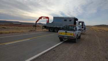 Las columnas de luz quedarán instaladas en cercanías de la calle Fray Luis Beltrán. Foto: Vialidad Nacional.