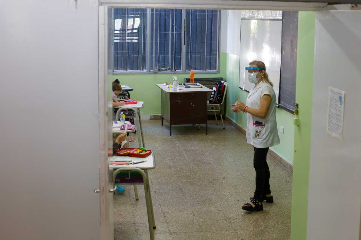 El gremio docente convocó a no concurrir a las escuelas por tres días. Foto: Juan Thomes