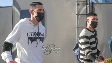 Di María y Paredes se sumaron a la concentración de Argentina en Ezeiza