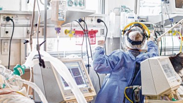 La terapia intensiva del López Lima trabaja al 100% desde hace varios días. (Foto: Juan Thomes)