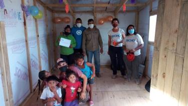 Las construcciones, una de las actividades que más realizan en TECHO.