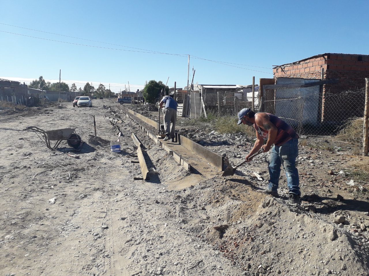 Avanzan las obras de urbanización del barrio El Progreso de Viedma ...