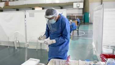 El plan Detectar en el Colegios San Martín. Foto: Florencia Salto 