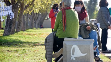 El juicio por delitos de lesa humanidad se desarrolla en Avenida Argentina 1.680. (foto Florencia Salto)
