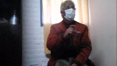 Desde su lugar de detención, Chianese siguió las alternativas de la audiencia.