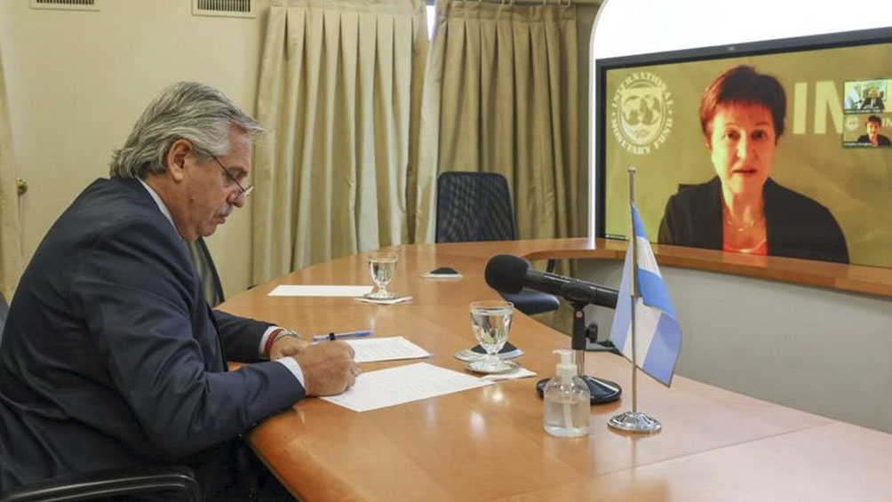 En el marco de la gira europea, Alberto Fernández se reunirá con la titular del FMI, Kristalina Georgieva. 