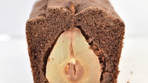 Budín de chocolate y pera 100% integral