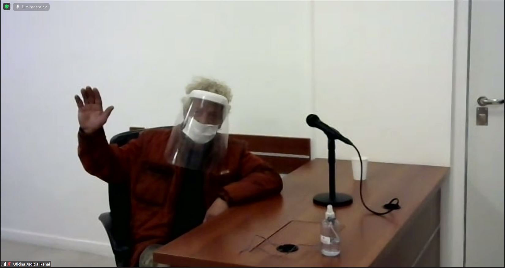 Chianese, acusado de partícipe necesario, pide hablar en la audiencia.