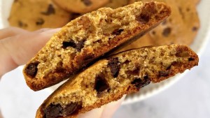 Cookies 100% integrales con chocolate amargo