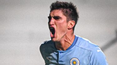 Gritalo, Tuti. Del Prete abrió la cuenta para Torque en la goleada sobre Guabira por Sudamericana. 