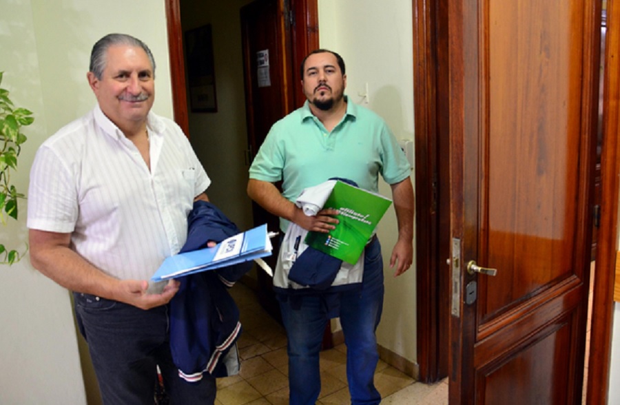 Scalesi y Vicente referentes de los gremios convocados para la próxima semana. Foto: archivo/Marcelo Ochoa.