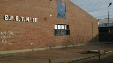 La EPET 10 no tiene gas en una de las alas del edificio central y el taller