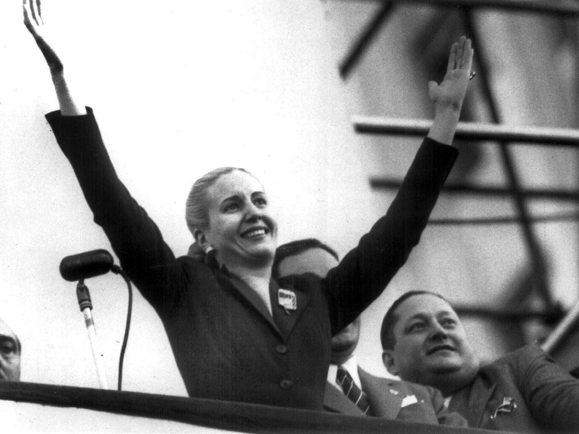 Hoy se cumplen 69 años del fallecimiento de Eva Duarte de Perón.