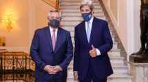 Imagen de Fernández se reunió con John Kerry, enviado por el clima de Estados Unidos