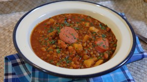 Guiso de lentejas para hacerle frente al frío