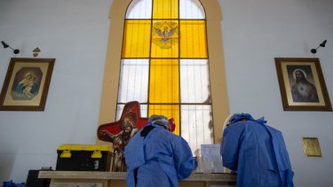Con el paso de los días aumentaron las consultas y los casos de covid-19, en Roca. (foto: Juan Thomes)