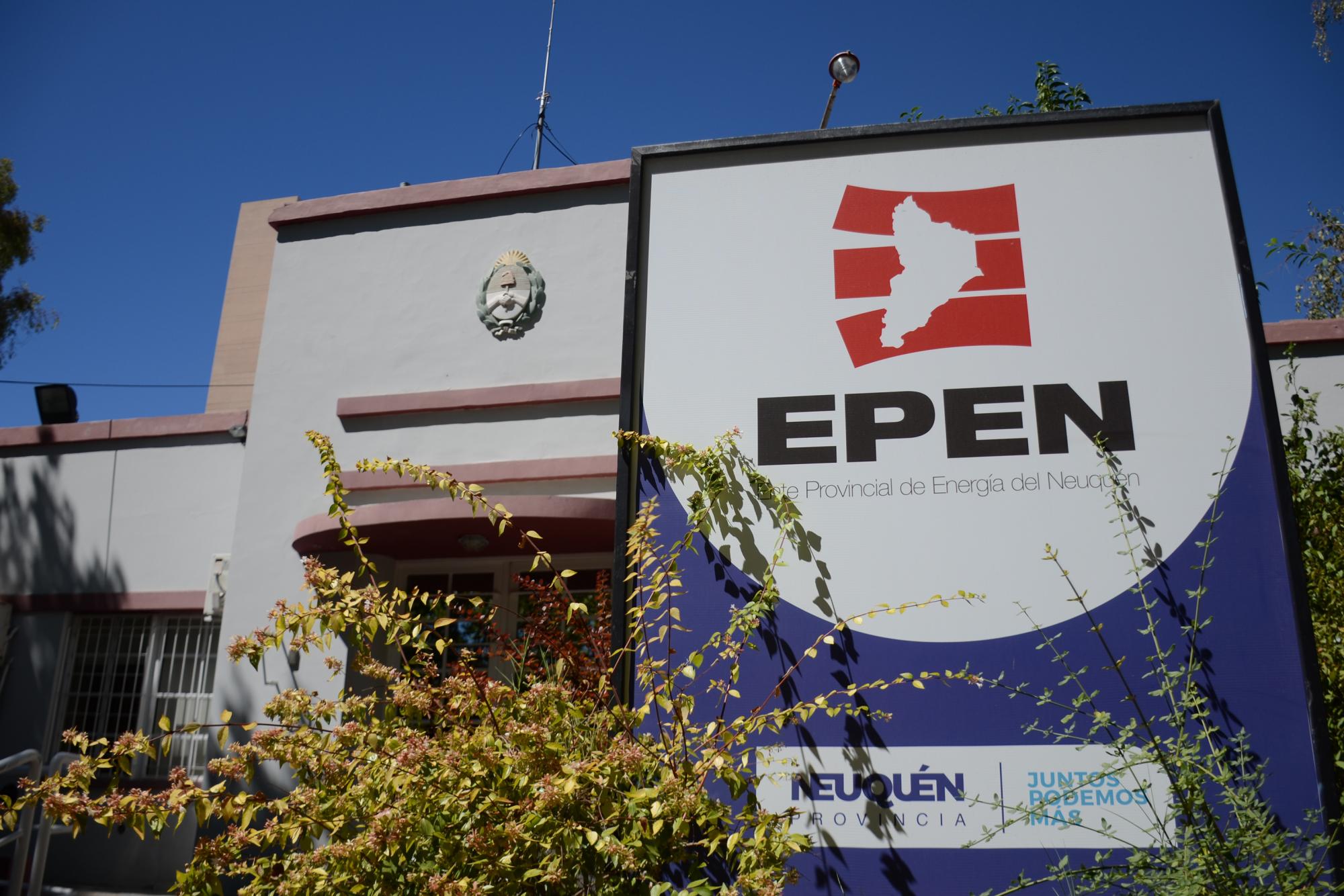 La sede del EPEN en Neuquén. Foto: Archivo