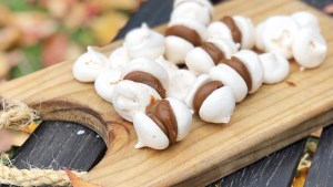 Desayuno (o merienda) con merenguitos con dulce de leche