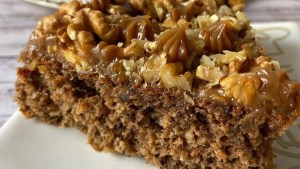 Probá esta torta de nuez que no tiene comparación