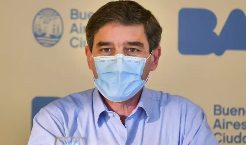 Fernán Quirós, ministro de Salud de la Ciudad de Buenos Aires. 