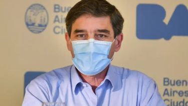 Fernán Quirós, ministro de Salud de la Ciudad de Buenos Aires. 