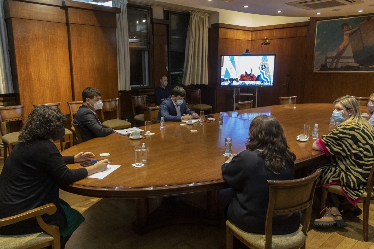 Palmieri y Zgaib participaron en el encuentro con la ministra de Salud. Foto: gentileza.