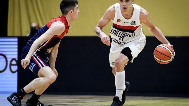 José Vildoza fue la figura de San Lorenzo en el punto 2 de la final de la LNB. Foto: prensa Liga Nacional 
