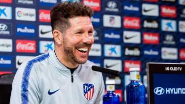Diego Simeone busca ser campeón de la Liga por segunda vez en su carrera como entrenador. 