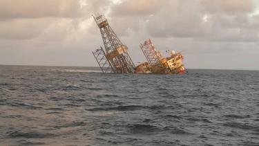 La Naga 7 estaba operando en el pozo Salam-3 para la petrolera ConocoPhillips. (Foto: Gentileza)