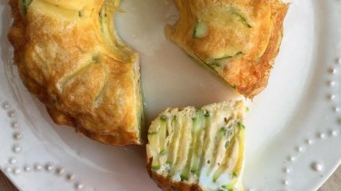 Hora de probar este milhojas de zucchini